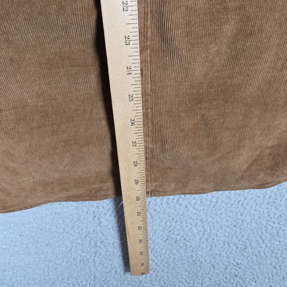 J Crew Shirt Mens Size XL Dark Acorn Corduroy Work Shirt Button Down Classic Fit - Picture 8 of 14